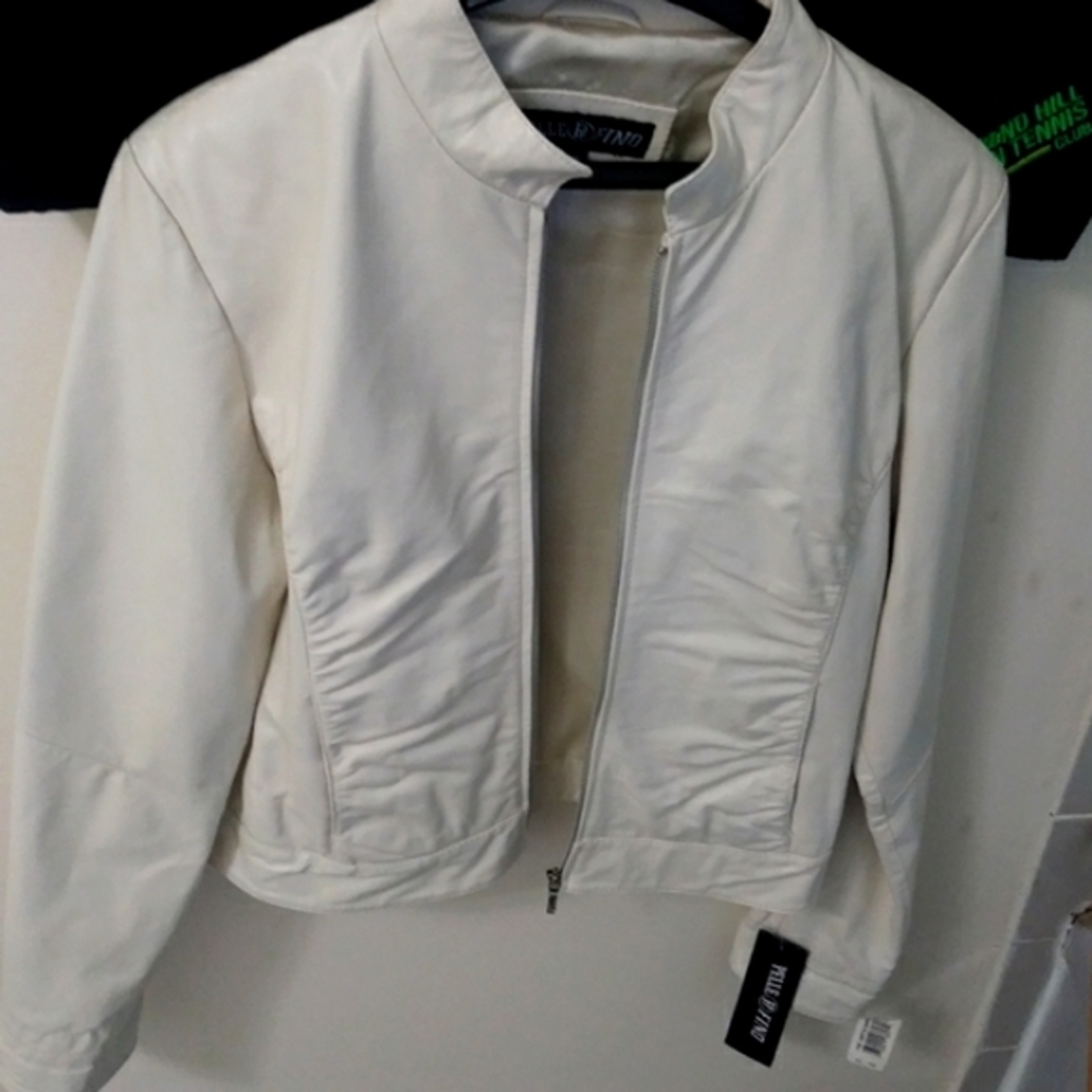 Women's Leather Jacket (Pelle Fino - XL)